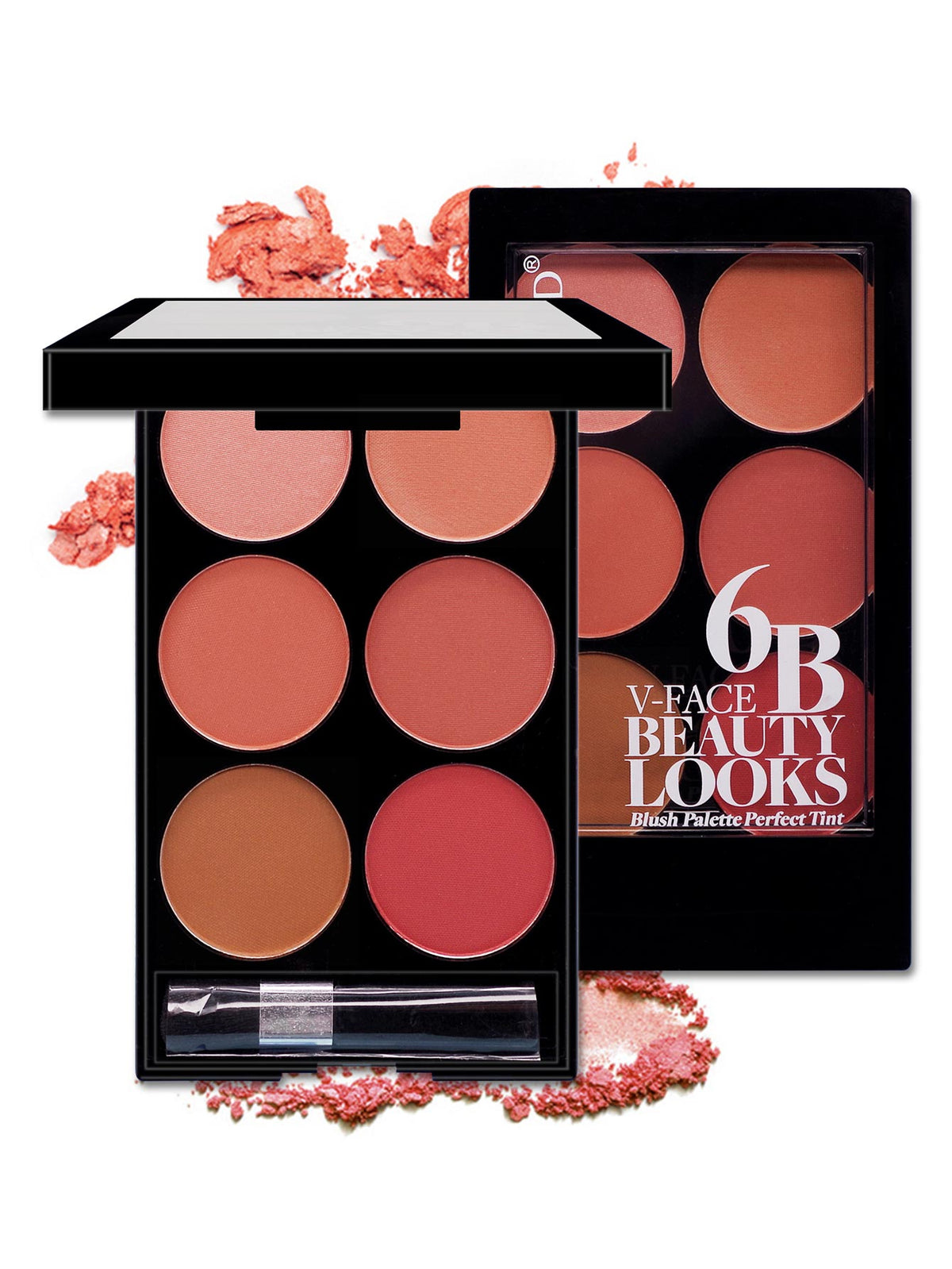 6-Shade Cheek Color Palette / Vitta Glow