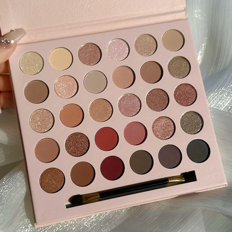 Bronze & Neutral 30-Shade Eyeshadow Palette / Vitta Glow