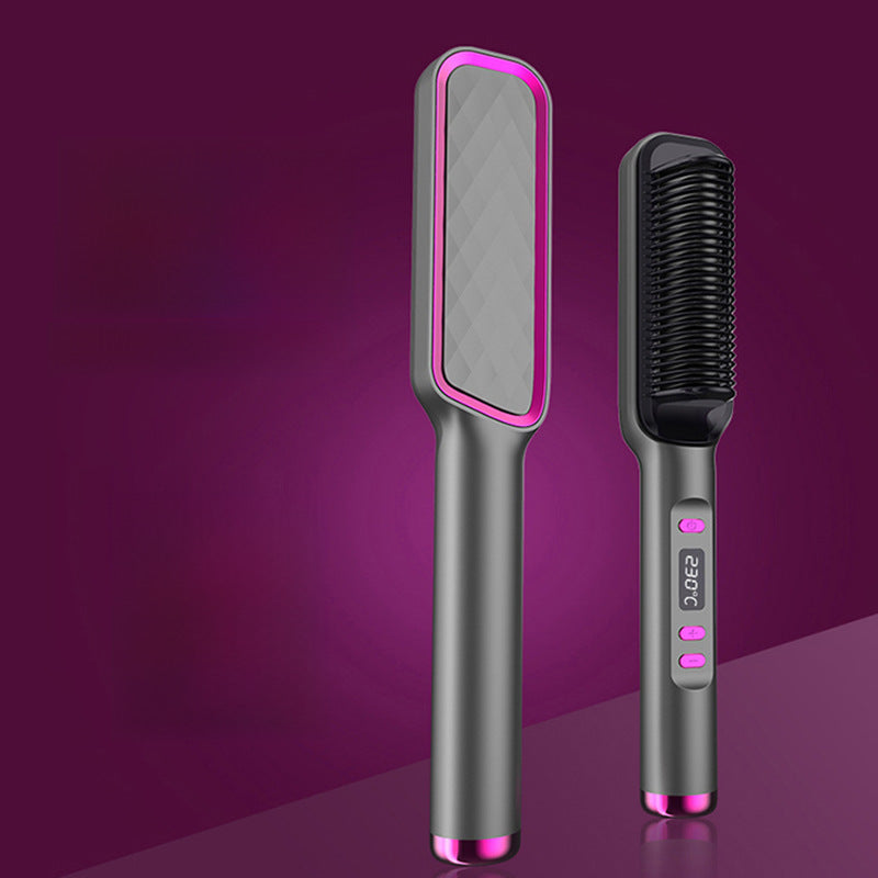 Ionic Straightening Brush with LCD Display - LAUNCH / Vitta Glow