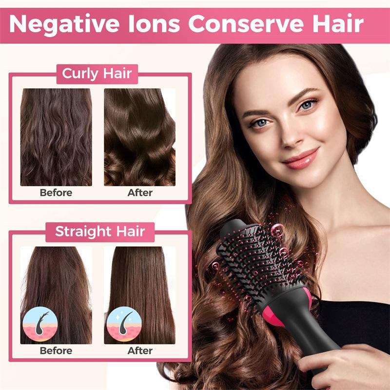 One-Step Heated Hair Straightening Brush / Vitta Glow